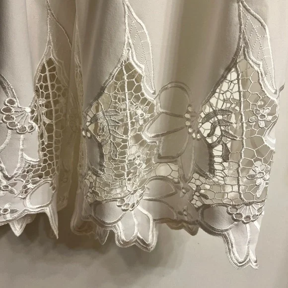 Strapless white jumpsuit - Picture 5 of 5